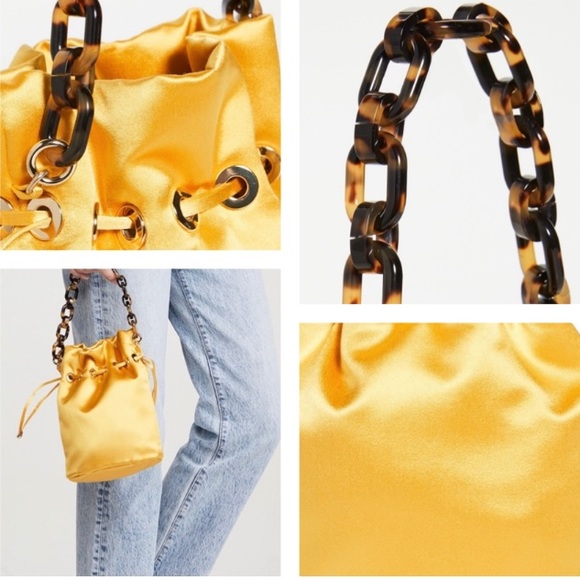 Designer 🌻Edie Parker Shorty Bag in Sunflower 🌻 - Picture 7 of 16